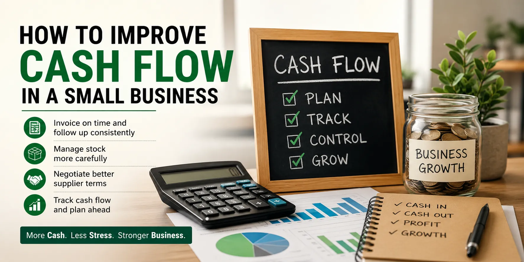 How to Improve Cash Flow in a Small Business Without Borrowing More Money