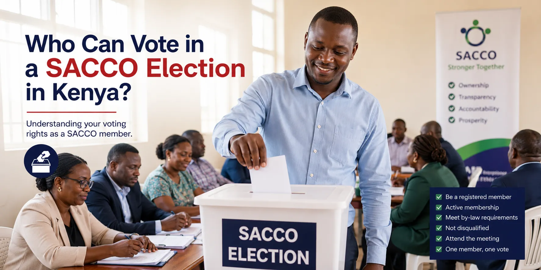 Who Can Vote in a SACCO Election in Kenya?